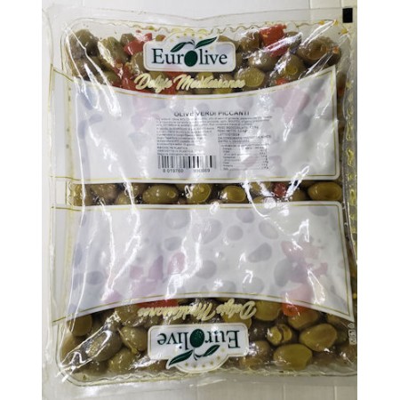 OLIVE VERDI SCHIAC.PICCANTI VASCH.KG.2